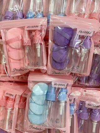 Kit esponja com frasco