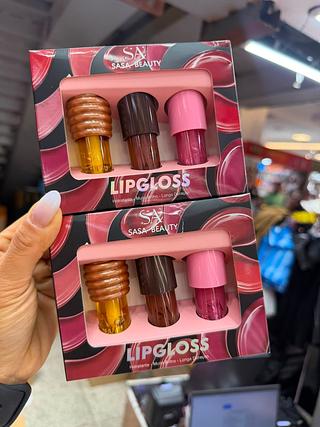 Kit lip gloss sasa beuty (box c/12)
