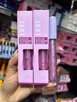 Gloss restaurador para lábios Max love (Box c/28)
