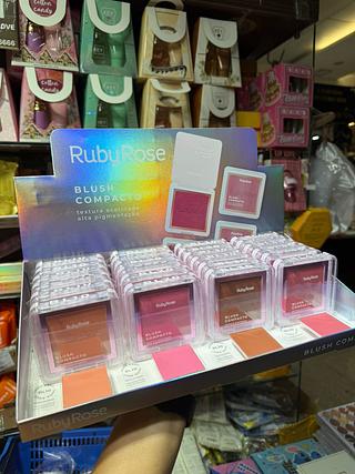 BLUSH COMPACTO TEXTURA ACETINADA RUBY ROSE