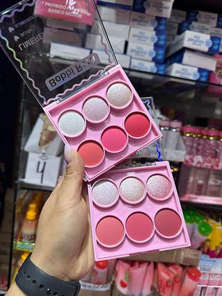 Paleta de blush e iluminador (Box c/24)