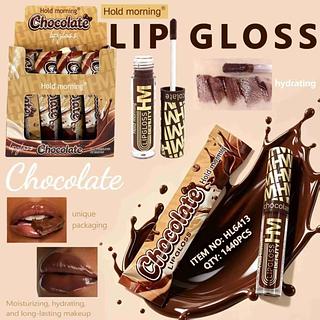 Lip gloss chocolate hold morning