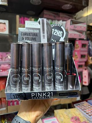 Mascara de cilios pink 21 curvatura e volume 12h