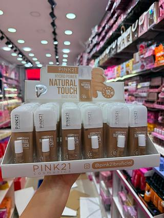 Base facial natural touch 12 horas (box c/24) somente cores que estiverem disponíveis