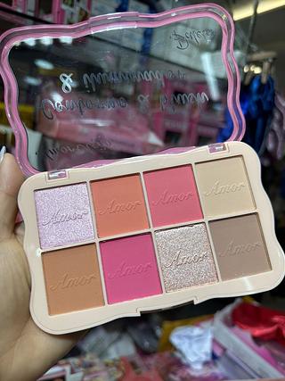 Paleta de blush iluminador e contorno (Box c/12)