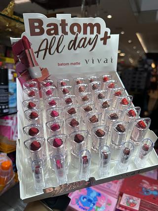 Batom Matte vivai (Box c/36) cores que estiverem disponíveis