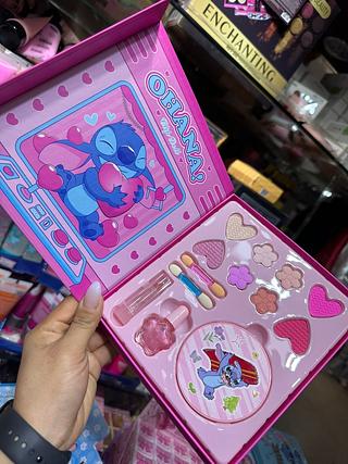 Kit maquiagem infantil stitch