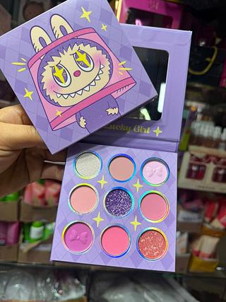 Paleta de sombra labubu roxo