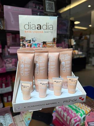 Base liquida matte mahav dia a dia (box c/24) somente cores que estiverem disponíveis