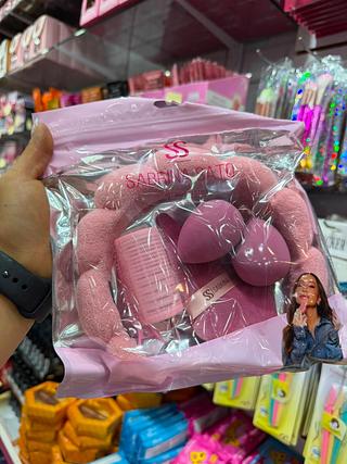 Kit tiara nuvem com esponja sabrina satto