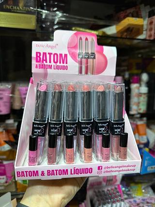 Batom & batom líquido (Box c/24) cores que estiverem disponíveis