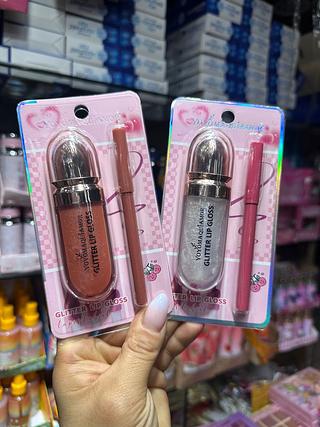 Kit gloss c/ contorno labial (Box c/24)cores que estiverem disponíveis