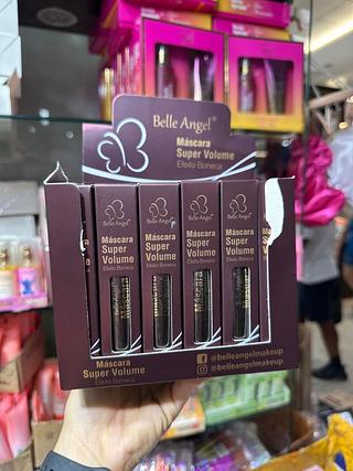 Máscara super volume marron (Box c/24)