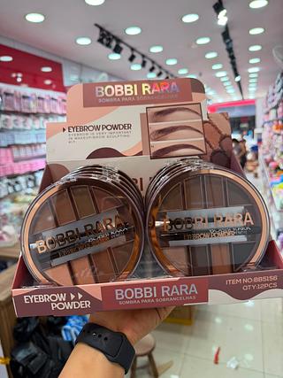 Paleta de sombra de sobrancelha bobbi rara (box c/12)