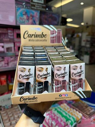 Carimbo para sobrancelha febella (box c/24) somente cores que estiverem disponíveis
