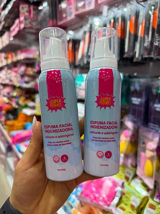 Espuma facial higienizadora super poderes