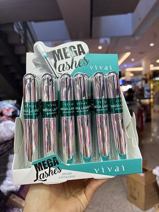 Máscara de cílios mega lasses (Box c/24)
