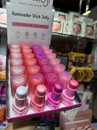 Iluminador stick jelly (Box c/24) cores que estiverem disponíveis