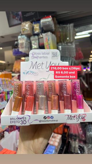 GLOSS LABIAL FEBELLA CORES VARIADAS (BOX C/36)