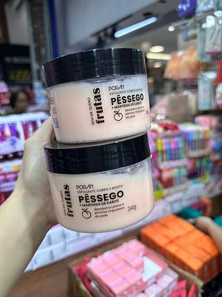 Esfoliante corporal pêssego poran