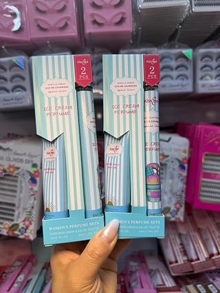 Kit perfume + protetor solar 60 ice cream
