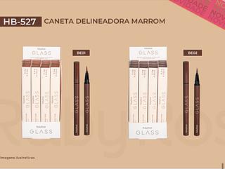 Caneta delineadora marrom (Box c/12)