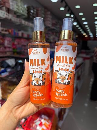 Body splash milk doce de leite odalia