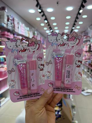 Kit lip balm hello kitty kaliya beuty (box c/ 24)