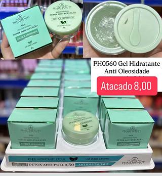Gel hidratante facial antiolesidade (Box c/22)