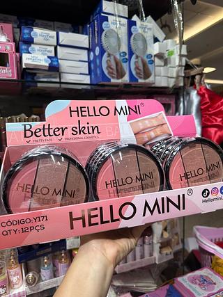 Trio contorno iluminador e blush (Box c/12)