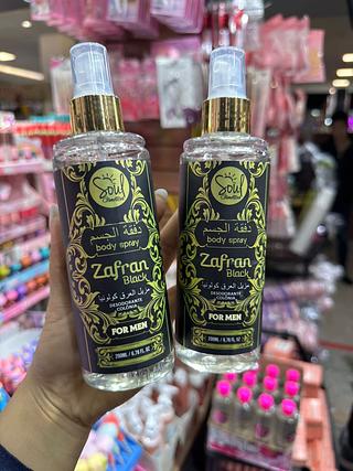 Body splash zafran black