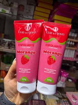 Espoliante morango lua neve