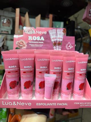 Esfoliante facial rosa lua e neve (box c/24)