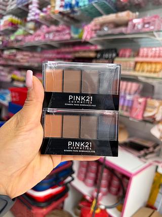 Sobrancelha pink21(box c 24pç)