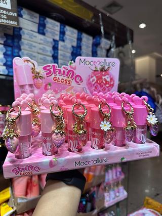 Gloss chaveiro moranguinho (Box c/24)