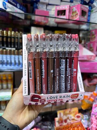 Lápis batom love rain. (Box c/48)