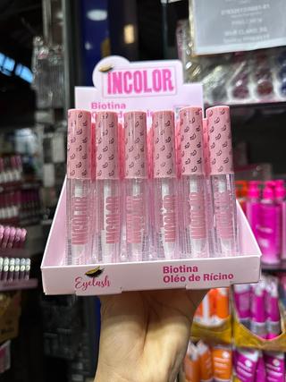 Máscara de cílios e Sombrancelhas incolor com Biotina (Box c/36)
