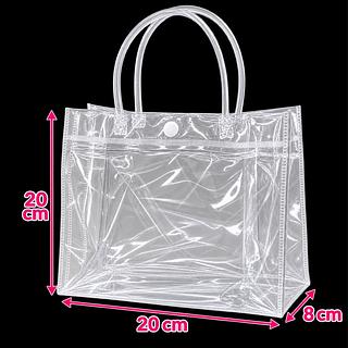 Bolsa transparente ( tamanho m)