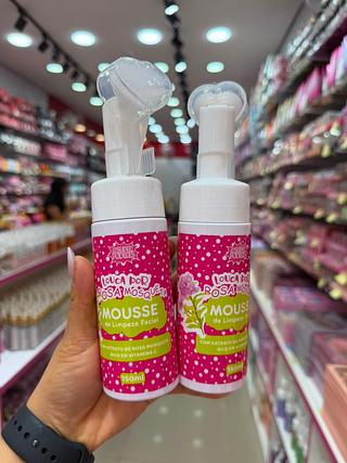 Mousse micelar louca por rosa mosqueta super poderes