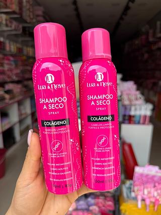 Shampoo a seco colageno lua e neve 150ml