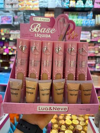 Base liquida lua e neve (box c/24) somente cores que estiverem disponíveis