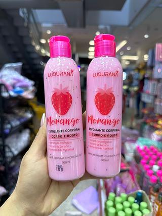 Esfoliante corpo e rosto morango ludurana (VALIDADE PARA AGOSTO 2026)
