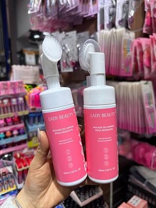 Mouse de limpeza rosa mosqueta Lady Beauty