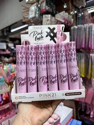 Máscara de cílios pink 21(Box c/24)