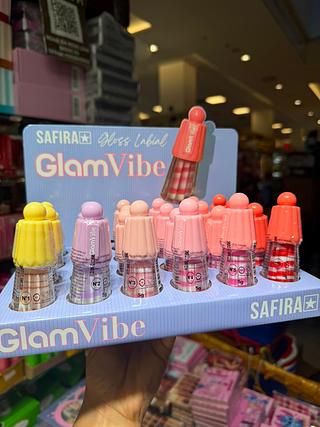 Glosa glam vibe safira (box c/24) somente cores que estiverem disponíveis