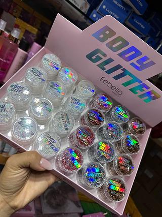 Glitter febella (Box c/24) cores que estiverem disponíveis