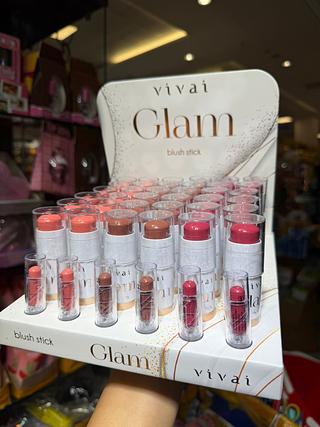 Blush stick glam vivai (box c/36 unidades) somente cores que estiverem disponíveis