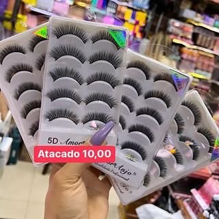 CILIOS AMOR ANJO 5 PARES / NUMERAÇÃO SORTIDAS