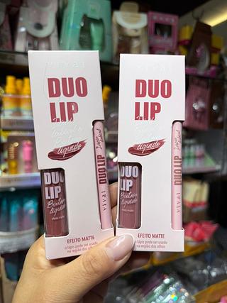 Duo lip lapis labial e batom liquido vivai ( box c/24 unidades) somente cores que estiverem disponíveis