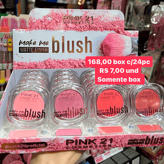BLUSH MATTE FINISH PINK21 BOX C/24 PÇS